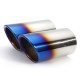 Stainless Steel Car Exhaust Muffler Tail Pipe Tip Pair For Audi Q5 A1 A3 A5 A4 B8 Stainless Steel Car Exhaust Muffler Tail Pipe Tip Pair For Audi Q5 A1 A3 A5 A4 B8