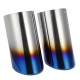 Stainless Steel Car Exhaust Muffler Tail Pipe Tip Pair For Audi Q5 A1 A3 A5 A4 B8 Stainless Steel Car Exhaust Muffler Tail Pipe Tip Pair For Audi Q5 A1 A3 A5 A4 B8