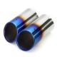 Stainless Steel Car Exhaust Muffler Tail Pipe Tip Pair For Audi Q5 A1 A3 A5 A4 B8 Stainless Steel Car Exhaust Muffler Tail Pipe Tip Pair For Audi Q5 A1 A3 A5 A4 B8