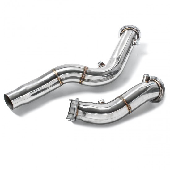 Stainless Steel Car Modified Exhaust Pipe For BMW F80 M3 / F82 F83 M4 / F87 M2 Competition S55 Engine Models Stainless Steel Car Modified Exhaust Pipe For BMW F80 M3 / F82 F83 M4 / F87 M2 Competition S55 Engine Models