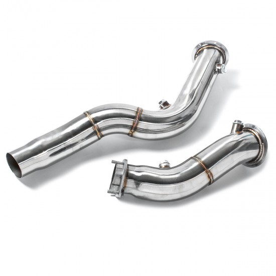 Stainless Steel Car Modified Exhaust Pipe For BMW F80 M3 / F82 F83 M4 / F87 M2 Competition S55 Engine Models