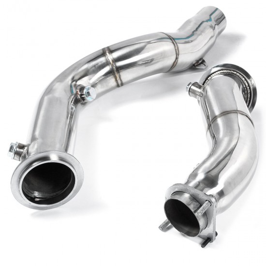 Stainless Steel Car Modified Exhaust Pipe For BMW F80 M3 / F82 F83 M4 / F87 M2 Competition S55 Engine Models Stainless Steel Car Modified Exhaust Pipe For BMW F80 M3 / F82 F83 M4 / F87 M2 Competition S55 Engine Models