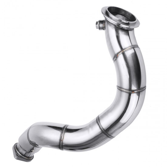Stainless Steel Exhaust Pipe Muffler Decat Downpipe for BMW N54 E90 E91 E92 E93 E82 135i 335i Twin 2007 2008 2009 2010 Stainless Steel Exhaust Pipe Muffler Decat Downpipe for BMW N54 E90 E91 E92 E93 E82 135i 335i Twin 2007 2008 2009 2010