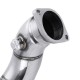 Stainless Steel Exhaust Pipe Muffler Decat Downpipe for BMW N54 E90 E91 E92 E93 E82 135i 335i Twin 2007 2008 2009 2010