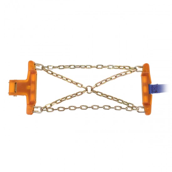 Steel Winter Car Snow Chain Storage Bag Truck Wheel Tire Anti-skid Safety Belt X-Crain Structure Safe Driving For Ice Sand Muddy Offroad Steel Winter Car Snow Chain Storage Bag Truck Wheel Tire Anti-skid Safety Belt X-Crain Structure Safe Driving For Ice Sand Muddy Offroad