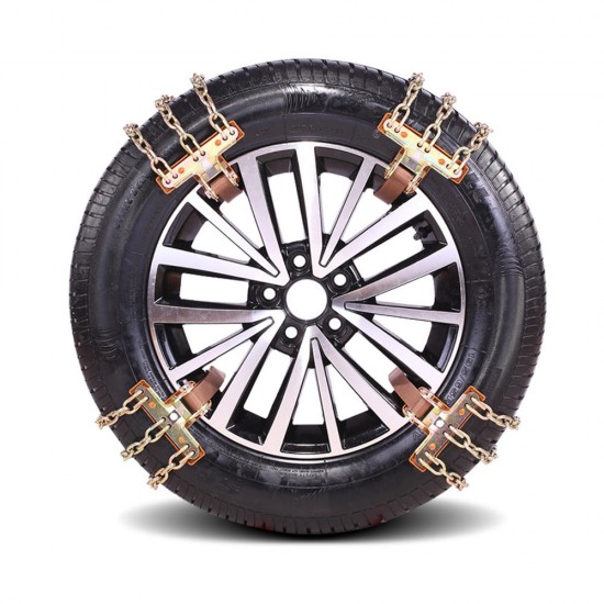 Steel Winter Emergency Snow Chain Truck Car Tyre Wheel Anti-skid Safety Belt Safe Driving For Ice Sand Muddy Offroad Steel Winter Emergency Snow Chain Truck Car Tyre Wheel Anti-skid Safety Belt Safe Driving For Ice Sand Muddy Offroad