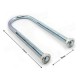 T19935 M14 2 75MM Car RV Trailer Long Round Galvanized Steel U-Bolt With Nuts T19935 M14 2 75MM Car RV Trailer Long Round Galvanized Steel U-Bolt With Nuts