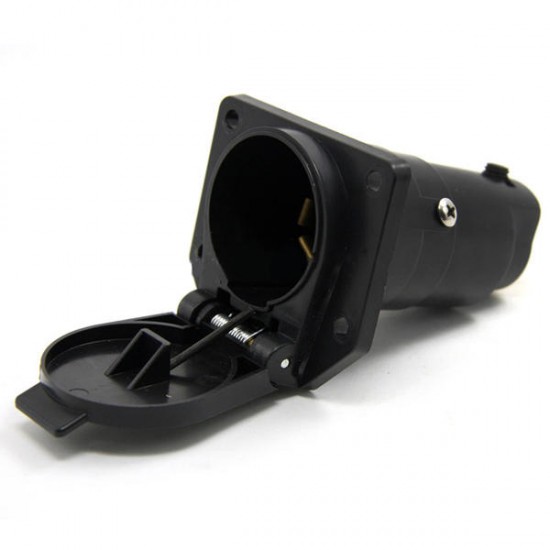 T21848 USA 7 Way Socket Round Trailer Connetor RV Light Plug Conenetor Vehicle End Female T21848 USA 7 Way Socket Round Trailer Connetor RV Light Plug Conenetor Vehicle End Female