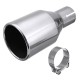 Universal 54MM Inlet 102MM Outlet Stainless Steel Car Rear Exhaust Tip Pipe Muffler Adapter Reducer Connector Universal 54MM Inlet 102MM Outlet Stainless Steel Car Rear Exhaust Tip Pipe Muffler Adapter Reducer Connector