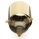 Universal 63mm Inlet Exhaust Muffler Tip Silencer Auto Gold Stainless Steel