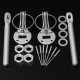 Universal Alloy Mount Bonnet Hood Pin Pins Lock Latch Kit Race Car Motorcycle