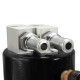 Universal Aluminum Racing Engine Oil Catch Tank CAN Reservoir Billet Round Universal Aluminum Racing Engine Oil Catch Tank CAN Reservoir Billet Round