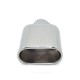 Universal Car Chrome Stainless Steel Exhaust Straight Tail Pipe Tip 60mm Inlet Universal Car Chrome Stainless Steel Exhaust Straight Tail Pipe Tip 60mm Inlet