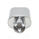 Universal Car Chrome Stainless Steel Exhaust Straight Tail Pipe Tip 60mm Inlet Universal Car Chrome Stainless Steel Exhaust Straight Tail Pipe Tip 60mm Inlet