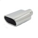 Universal Car Chrome Stainless Steel Exhaust Straight Tail Pipe Tip 60mm Inlet Universal Car Chrome Stainless Steel Exhaust Straight Tail Pipe Tip 60mm Inlet