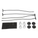 Universal Car Electric Radiator Cooling Cooler Fan Mount Fitting Kit Slim Line Universal Car Electric Radiator Cooling Cooler Fan Mount Fitting Kit Slim Line
