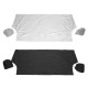 Universal Car Magnetic Half Windscreen Windshield Cover Sun Snow Ice Frost Wind Winter Protector Waterproof