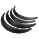 Universal Car Mudguard Flares Flexible Yet Durable Polyurethane BFD-UNIZG-PU Black Universal Car Mudguard Flares Flexible Yet Durable Polyurethane BFD-UNIZG-PU Black