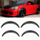 Universal Car Mudguard Flares Flexible Yet Durable Polyurethane BFD-UNIZG-PU Black Universal Car Mudguard Flares Flexible Yet Durable Polyurethane BFD-UNIZG-PU Black