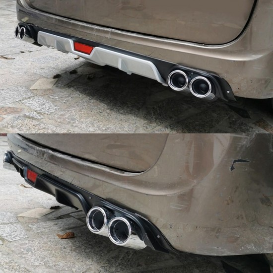 Universal Car Rear Bumper Diffuser Lip Spoiler Canard Direct Adhesive A Type Universal Car Rear Bumper Diffuser Lip Spoiler Canard Direct Adhesive A Type