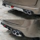 Universal Car Rear Bumper Diffuser Lip Spoiler Canard Direct Adhesive A Type Universal Car Rear Bumper Diffuser Lip Spoiler Canard Direct Adhesive A Type