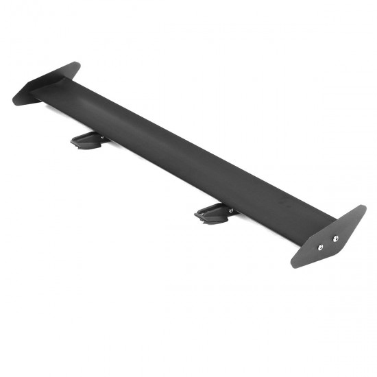 Universal Car Rear Trunk Spoiler Wing Lightweight Aluminum Adjustable GT Style Rear Trunk Black Racing Car Universal Car Rear Trunk Spoiler Wing Lightweight Aluminum Adjustable GT Style Rear Trunk Black Racing Car
