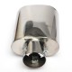 Universal Car Stainless Steel Exhaust Tail Trim Tip Pipe Muffler Universal Car Stainless Steel Exhaust Tail Trim Tip Pipe Muffler