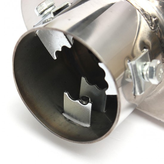 Universal Car Stainless Steel Exhaust Tail Trim Tip Pipe Muffler Universal Car Stainless Steel Exhaust Tail Trim Tip Pipe Muffler