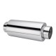 Universal Exhaust Muffler Resonator 304 Stainless Steel 2.5 Inch Inelt 2.5 Inch Outlet Universal Exhaust Muffler Resonator 304 Stainless Steel 2.5 Inch Inelt 2.5 Inch Outlet