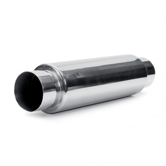 Universal Exhaust Muffler Silencer Glass Pack 12inch Long 3inch Inlet Outlet Universal Exhaust Muffler Silencer Glass Pack 12inch Long 3inch Inlet Outlet