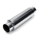 Universal Exhaust Muffler Silencer Glass Pack 12inch Long 3inch Inlet Outlet