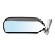 Universal F1 Style Blue Metal Bracket Side Car Left and Right Mirror