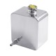 Universal Polished 2.5L Aluminum Water Coolant Radiator Overflow Recovery Tank Universal Polished 2.5L Aluminum Water Coolant Radiator Overflow Recovery Tank