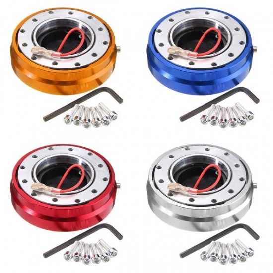 Universal Racing Quick Release Adapter Steel Ring Wheel Hub Car Snap Off Boss Kit Universal Racing Quick Release Adapter Steel Ring Wheel Hub Car Snap Off Boss Kit