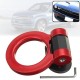 Universal Ring Track Racing Style Tow Hook Look Decoration for Cars SUV Trucks