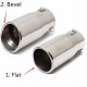 Universal Stainless Steel Car Auto Exhaust Tailpipe Tip Diesel Trim Muffler Universal Stainless Steel Car Auto Exhaust Tailpipe Tip Diesel Trim Muffler