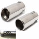 Universal Stainless Steel Car Auto Exhaust Tailpipe Tip Diesel Trim Muffler Universal Stainless Steel Car Auto Exhaust Tailpipe Tip Diesel Trim Muffler