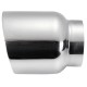Universal Stainless Steel Exhaust Muffler Double Wall Round Slant 3 Inch Inelt 4 Inch Outlet Universal Stainless Steel Exhaust Muffler Double Wall Round Slant 3 Inch Inelt 4 Inch Outlet