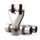 Universal Stainless Steel Exhaust Y-Pipe Piece Adapter 2.25inch Single & 2.25inch Dual Universal Stainless Steel Exhaust Y-Pipe Piece Adapter 2.25inch Single & 2.25inch Dual