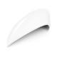 White Rearview Side Mirror Replacement Cover Cap Case For Ford Fiesta 2008-2017