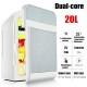 20L Single Dual-core Car Mini Fridge Travel Cool & Warmer Home Refrigerator 220V/12V 20L Single Dual-core Car Mini Fridge Travel Cool & Warmer Home Refrigerator 220V/12V