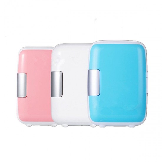 4L 48W Blue White Pink Portable Mini Car Home Refrigerator 4L 48W Blue White Pink Portable Mini Car Home Refrigerator