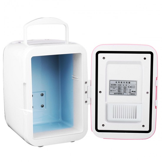 4L 48W Blue White Pink Portable Mini Car Home Refrigerator