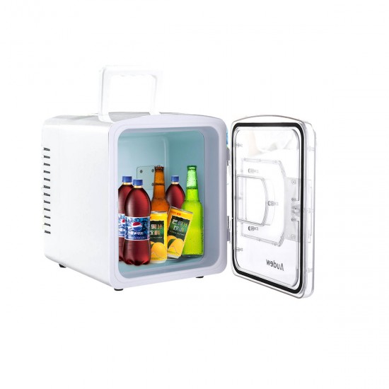 Portable Compact Personal Fridge Cools Heats Car Refrigerator
