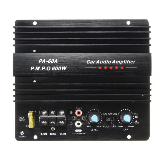 12V 600W High Power Audio Momo Amplifier Board Car Bass Subwoofers Amp PA-60A 12V 600W High Power Audio Momo Amplifier Board Car Bass Subwoofers Amp PA-60A