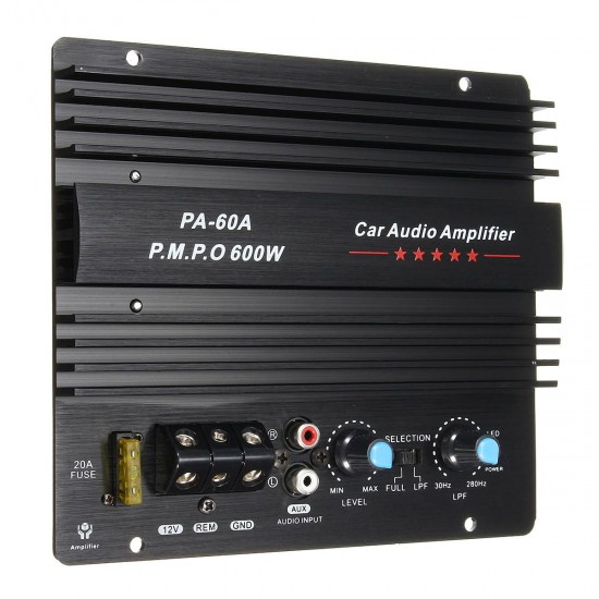12V 600W High Power Audio Momo Amplifier Board Car Bass Subwoofers Amp PA-60A 12V 600W High Power Audio Momo Amplifier Board Car Bass Subwoofers Amp PA-60A