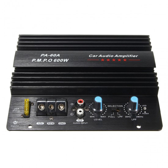 12V 600W High Power Audio Momo Amplifier Board Car Bass Subwoofers Amp PA-60A 12V 600W High Power Audio Momo Amplifier Board Car Bass Subwoofers Amp PA-60A
