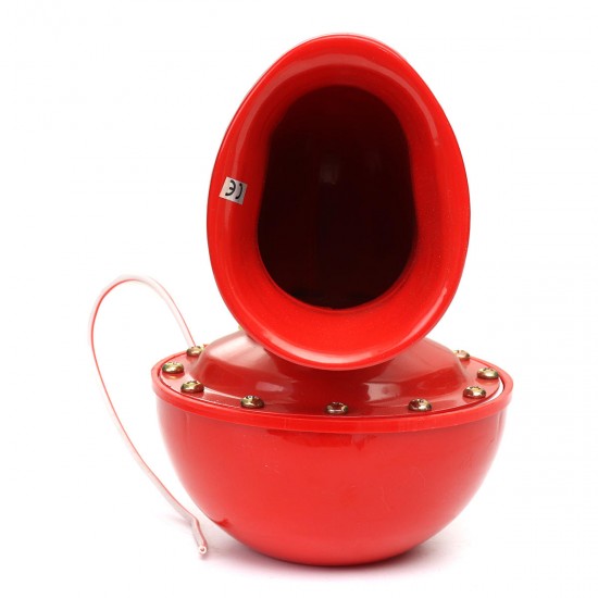 12V Metal Red Electric Horn Super Loud Raging Sound w/ Pull Lever Car Truck 12V Metal Red Electric Horn Super Loud Raging Sound w/ Pull Lever Car Truck