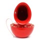12V Metal Red Electric Horn Super Loud Raging Sound w/ Pull Lever Car Truck