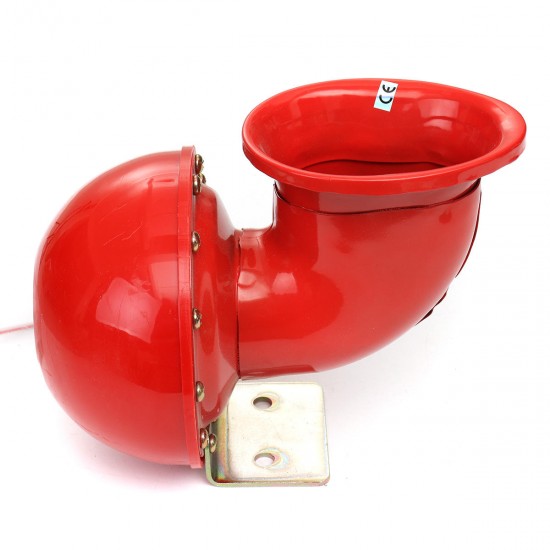 12V Metal Red Electric Horn Super Loud Raging Sound w/ Pull Lever Car Truck 12V Metal Red Electric Horn Super Loud Raging Sound w/ Pull Lever Car Truck